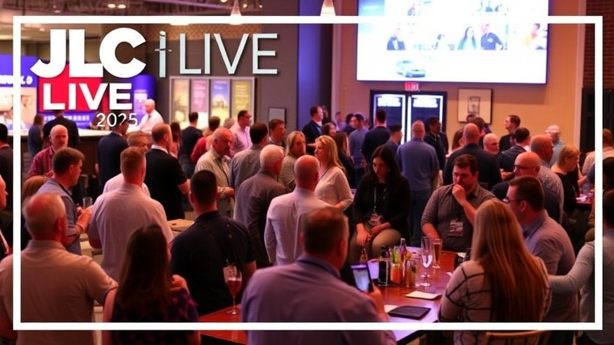 Networking Happy Hour at JLC LIVE 2025 for home exterior upgrades insights.