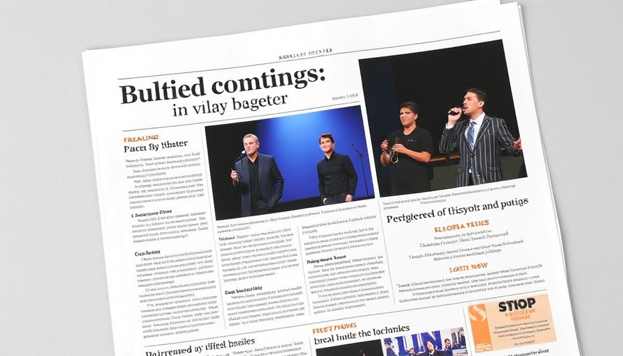Orange County events newspaper highlights upcoming performance.