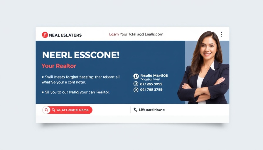 Professional business card with realtor info, Bay Theatre Seal Beach.