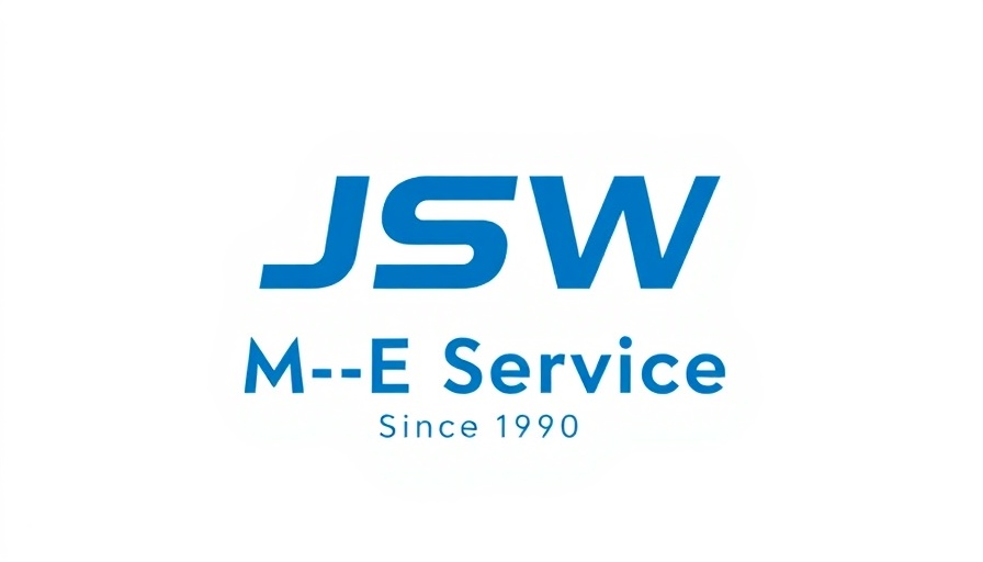 J S Wright company logo with blue letters and 1890 established date.