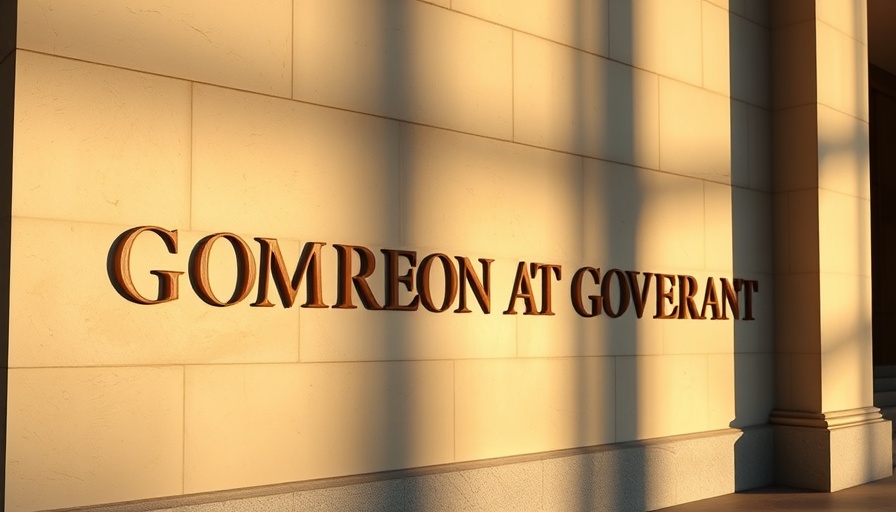 Engraved stone wall of government building suggesting tax code complexity.