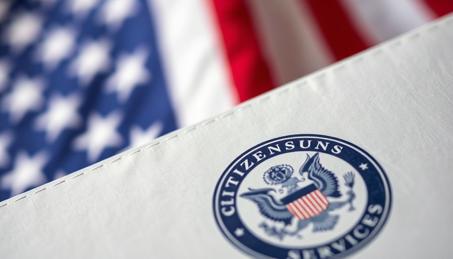 U.S. Citizenship and Immigration Services envelope with E-Verify context.