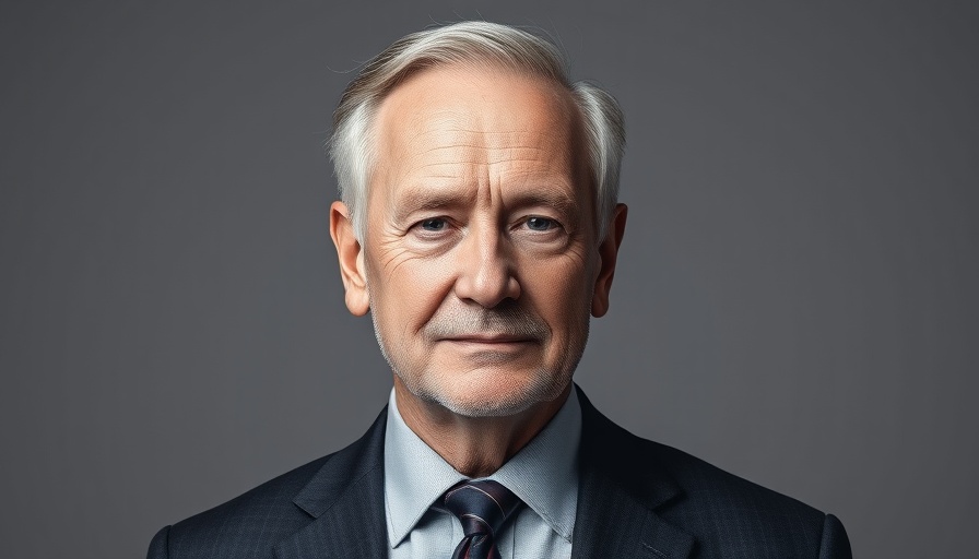 Portrait of a confident older man illustrating leadership change at Laing O'Rourke.