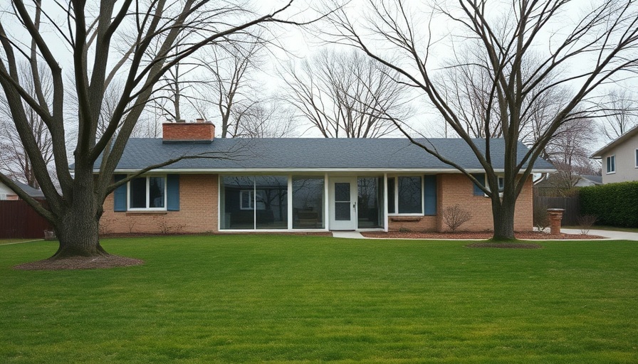 Large suburban house with green lawn, showcasing best grass types for lawn in Buffalo.