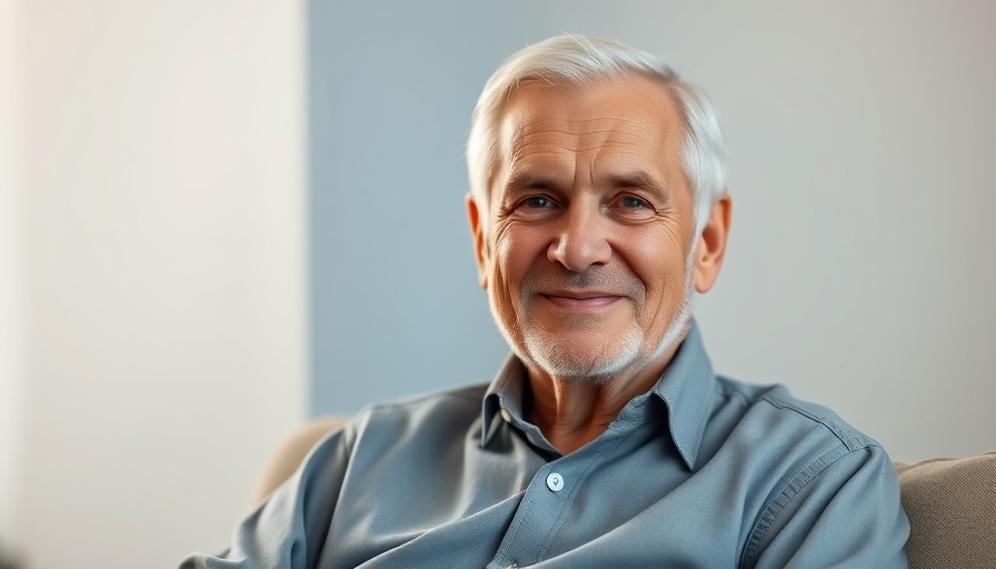 Elderly man in red shirt smiling warmly, Old-Time Radio Shows Revival