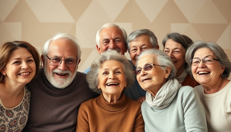 Expressions of Love and Appreciation for seniors with happy family.