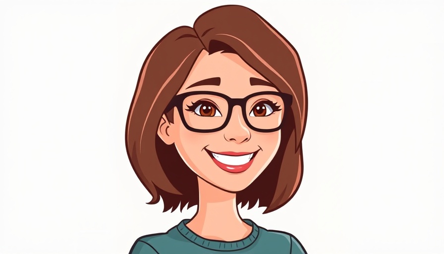 Ageism in media representation: cartoon woman's portrait