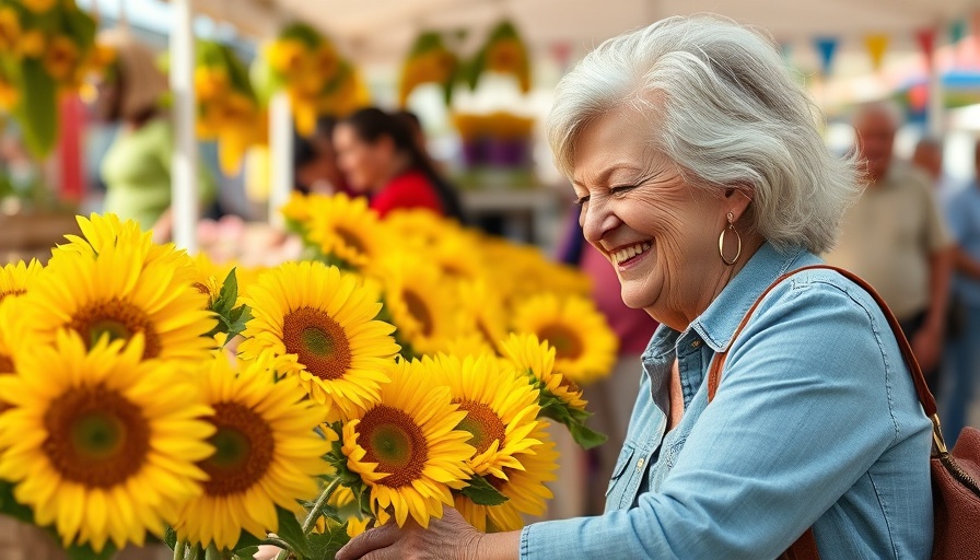 Joyful moments at San Diego farmers market with grandma, a free Mother's Day celebration.
