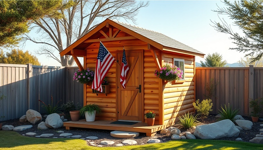 Wooden shed highlighting benefits of Western Red Cedar.