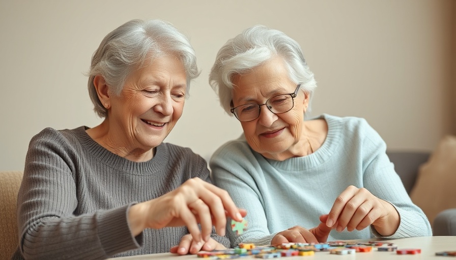 Engaging puzzle activity enhances creative expression for seniors with dementia.