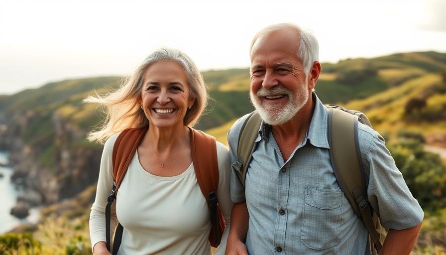 Couple hiking on scenic trail enjoying early retirement strategies