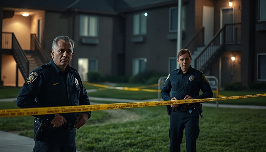 Police securing crime scene at night in Huntington Beach incident