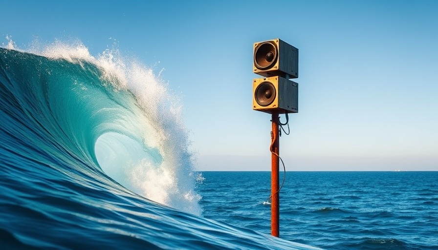 Comparison of ocean wave and loudspeakers illustrating differences and similarities between ocean waves and sound waves.