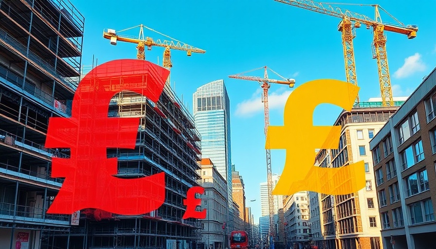 Building safety levy in London highlighted on construction site.