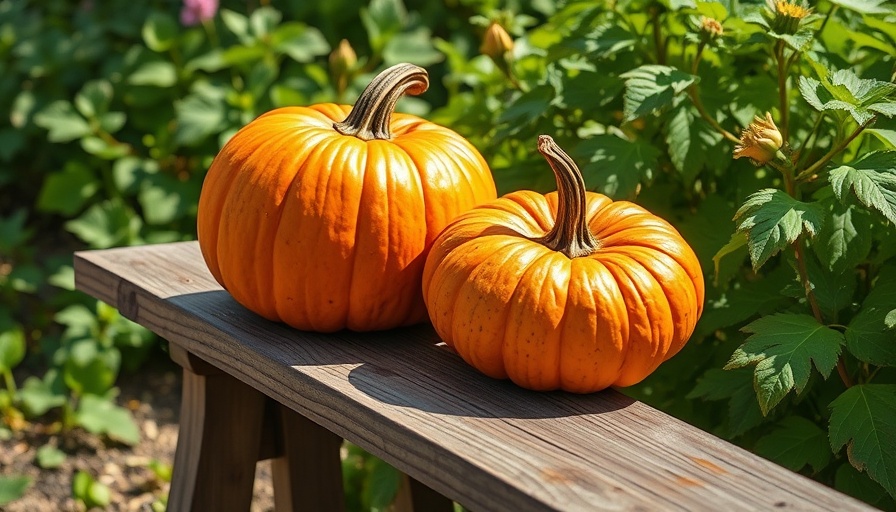 Vibrant pumpkins in garden, learn when to plant seeds.