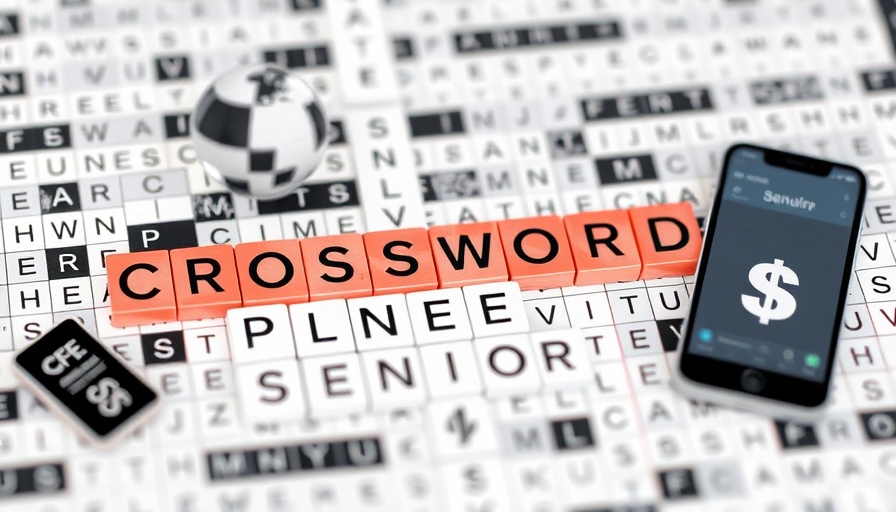 Crossword puzzle design for financial security for seniors.
