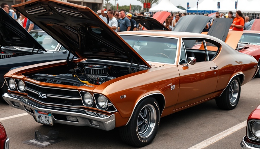Classic Chevrolet Chevelle SS at 2025 Hot Rods and Helos Main Event.