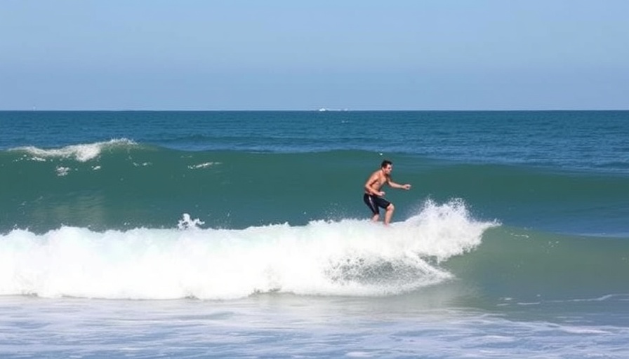 A perfect Saturday morning surf