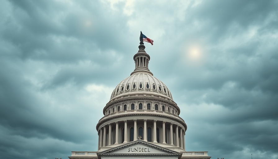 Congress Moves to Cut Medicaid: U.S. Capitol dome under cloudy sky.