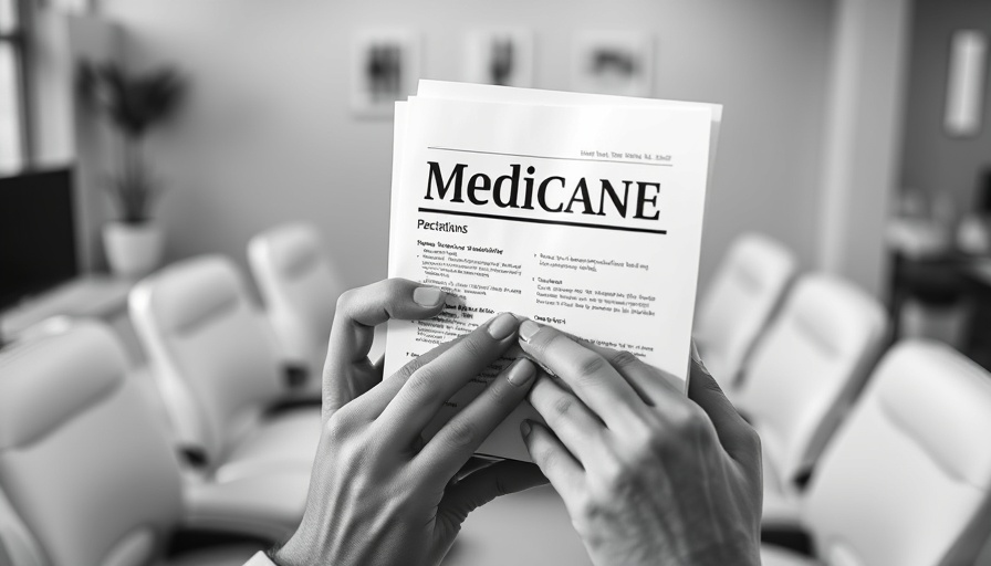Hands reviewing Medicare cost-saving programs document
