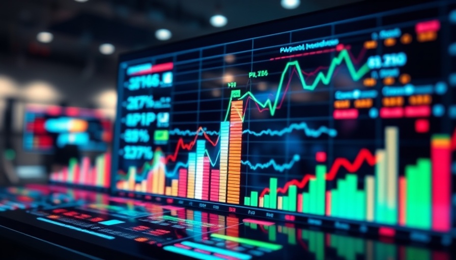 Abstract pharmaceutical sales trends with vibrant charts.