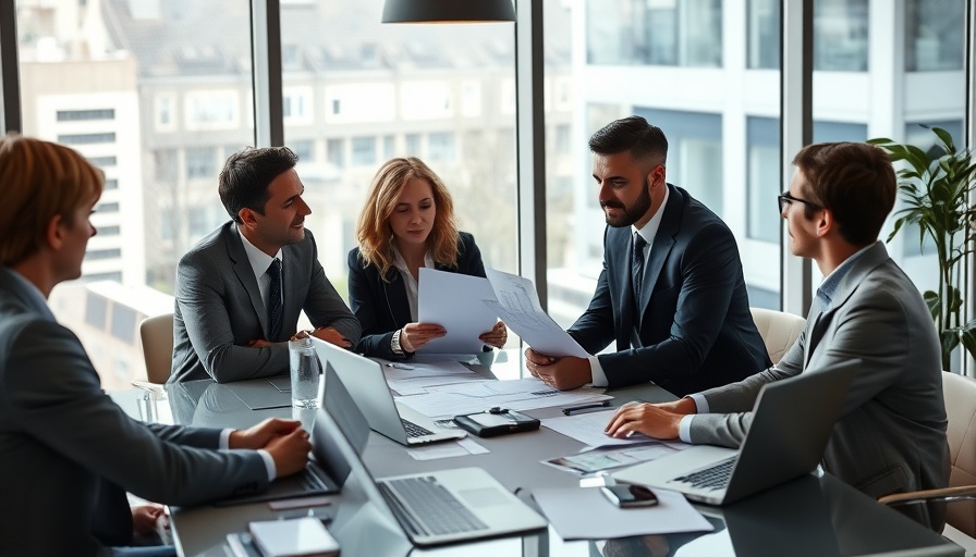Meeting on employee buyouts hidden costs in a modern office.