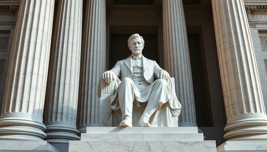 Marble statue with pillars representing Affordable Care Act preventive care coverage.