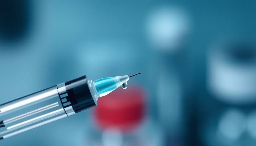 Syringe close-up with a droplet illustrating Medicaid heart-protective diabetes medications.