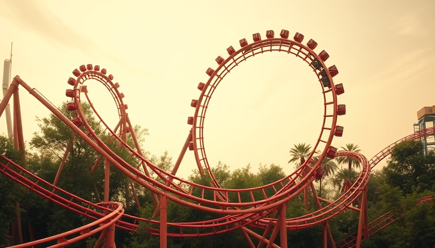 Roller coaster representing biotech investment challenges.