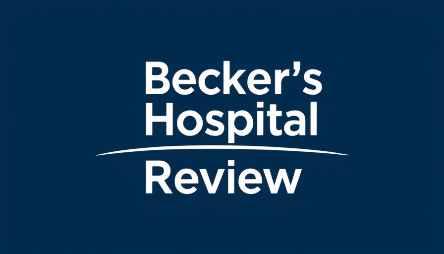 Becker's Hospital Review logo, Iowa hospital CEO appointment.
