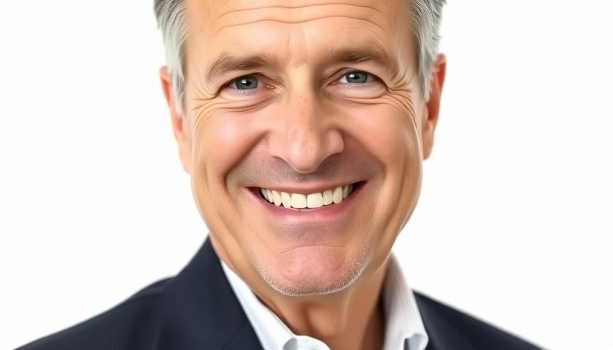 Professional portrait of a middle-aged man in a suit.