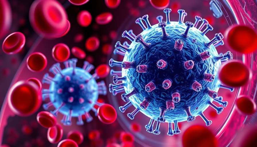 3D CAR T-cells targeting cancer in blood vessel depiction.