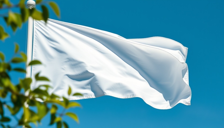 Company flag with logo symbolizing pharmaceutical sales trends.