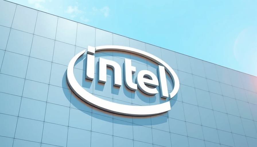 Intel logo on building symbolizing equity incentive plan.