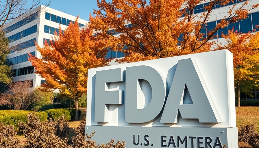 GenAI Rollout in Pharma: FDA headquarters sign on a clear day.