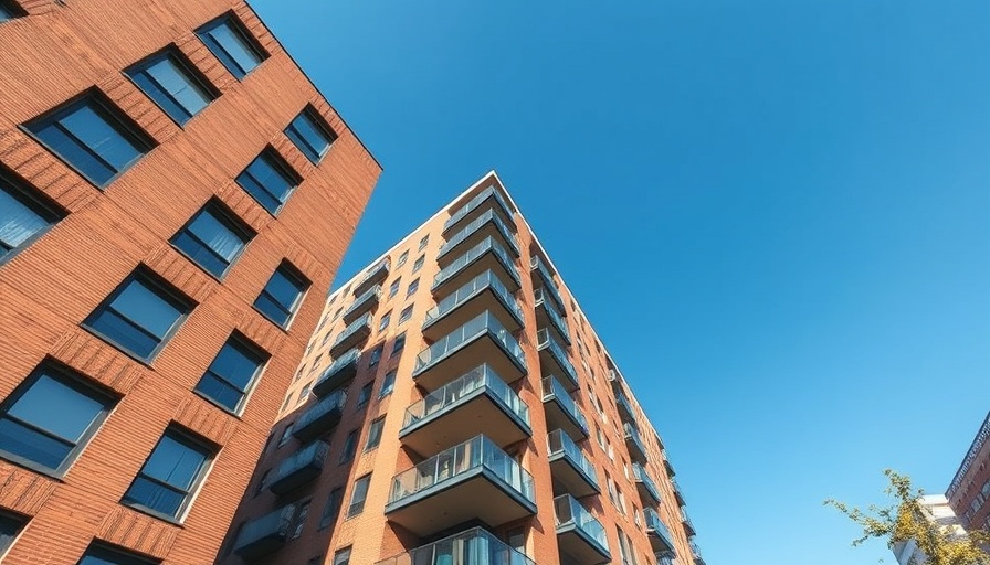 Barking build-to-rent towers with modern design.