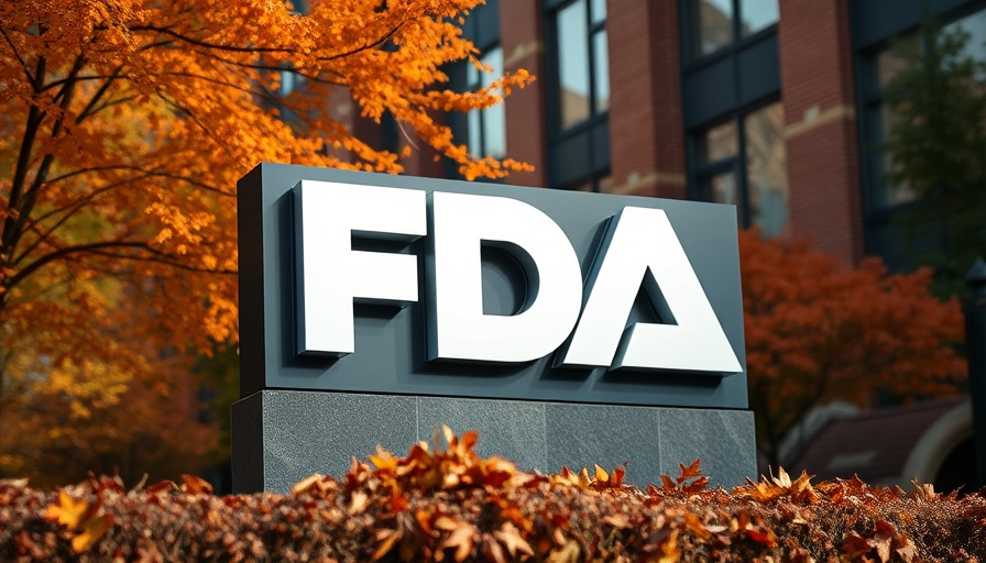 FDA headquarters sign depicting regulation amid stricter Covid vaccine booster approval standards.