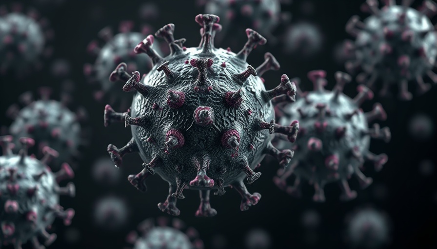 3D rendering of COVID-19 virus particles for latest vaccine news.