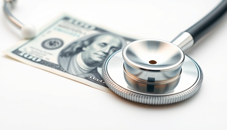 Close-up of stethoscope on hundred dollar bill highlighting rural healthcare telecom program costs.