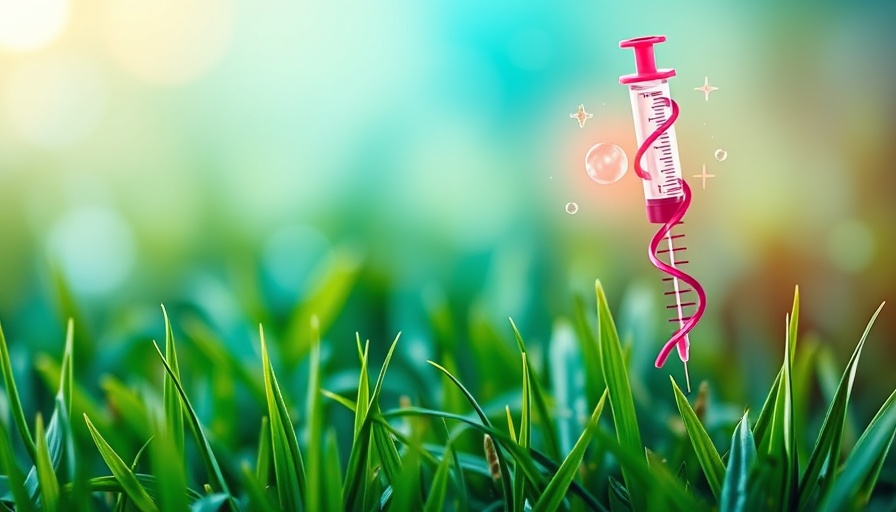 Vibrant medical news banner with nature and DNA elements.