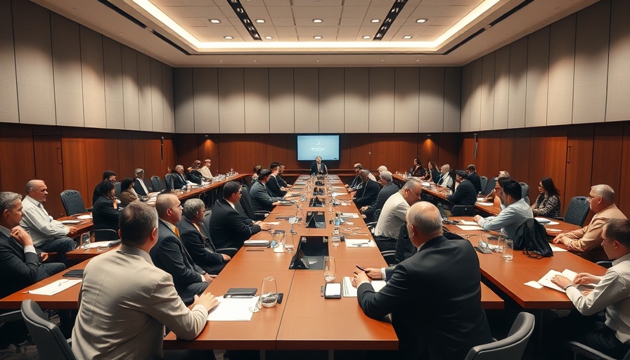 Huntington Beach Planning Commission meeting in a conference room.
