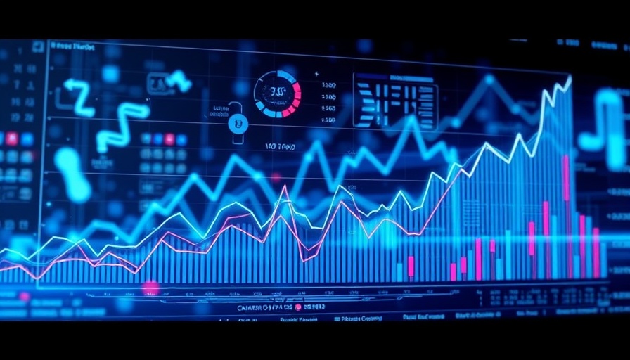 Abstract digital art of pharmaceutical sales trends with graphs.