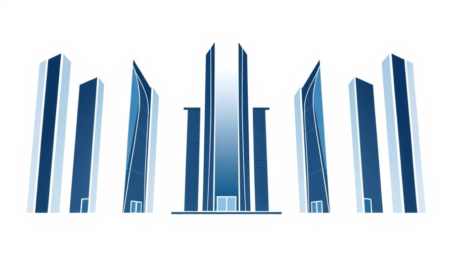 Illustration of modern buildings representing building safety regulator delays.