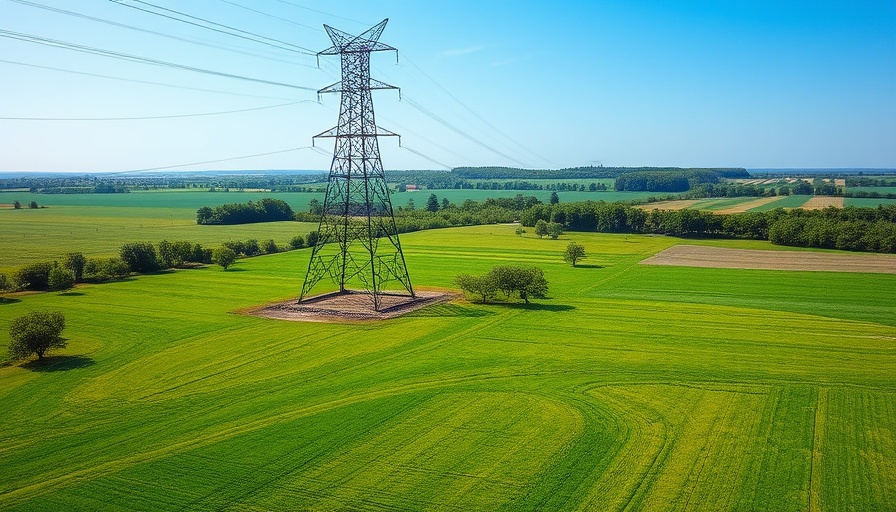 SP Energy Networks investment in Scotland: electricity pylon in rural landscape