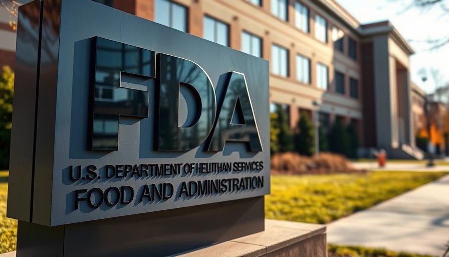 Sign of FDA building, representing ALS community petitions.