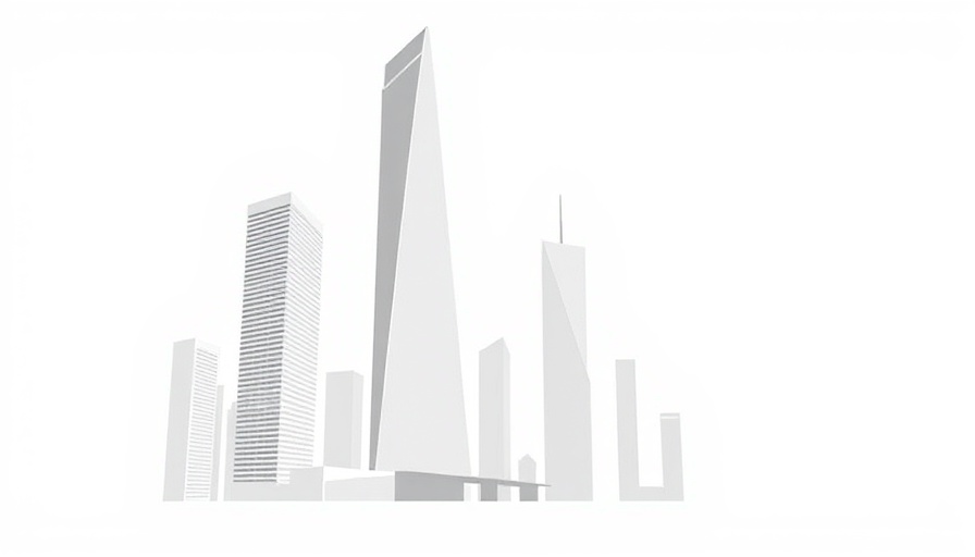 Abstract skyscrapers illustration symbolizing new build approvals backlog.