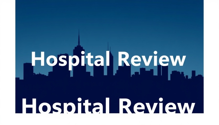 Becker's Hospital Review cover, city skyline silhouette, Medicare reimbursement.