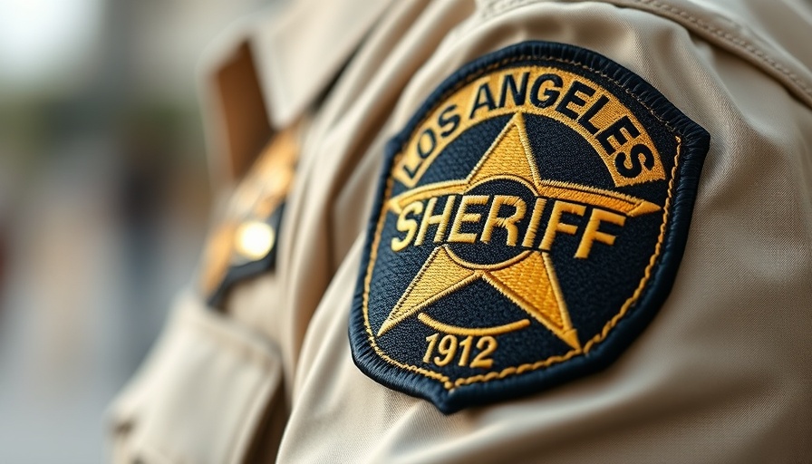 Los Angeles County Sheriff patch symbolizing law enforcement.