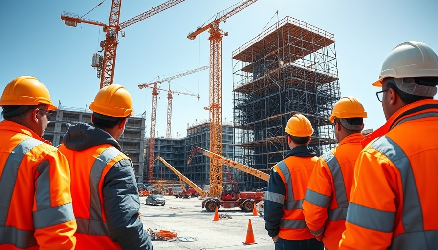 Construction workers overseeing building site - Employee Ownership Trust in Construction.