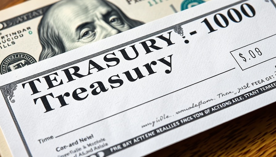 Close-up of Treasury check and $100 bill for economic relief.